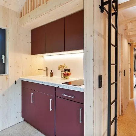 Дом отдыха Modern Tiny House Near Kummerow Alt Kentzlin